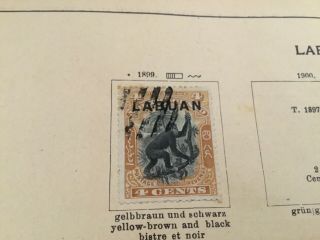 Labuan stamps old vintage 3