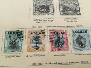 Labuan stamps old vintage 5