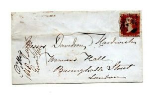 Gb Qv - Isle Of Wight Postal History Cover - Newport To London 26 - 07 - 1848