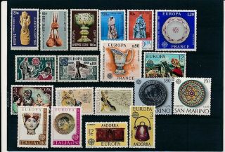 D003430 Europa Cept 1976 Handicrafts Selection Of Mnh Stamps