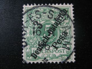 East Africa German Colony Mi.  7 Stamp Cv $6.  60