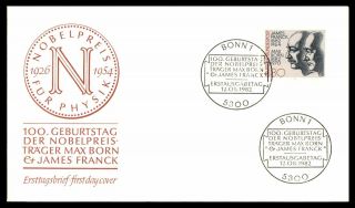 Mayfairstamps Germany 1982 Nobel Prize For Physics Science First Day Cover Wwb73