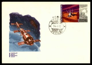 Mayfairstamps Russia 1972 Space Satellites Cover Wwb80687