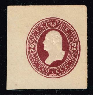 Us Stamp Bob U277a Cut Sq Stamp 1884