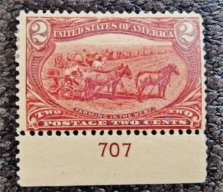 Nystamps Us Stamp 286 Og H $25 P 707