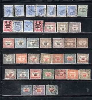 Hungary Magyar Poste Europe Stamps & Hinged Some Sets Lot 542