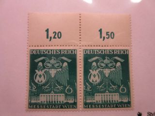 Germany Plate Faults Michel 769 I (left) Never Hinged Lotm Cat 40 Euros