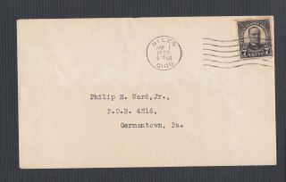 Usa 1923 Sc 559 7c Mckinley First Day Cover Fdc Niles Ohio Cat $275.