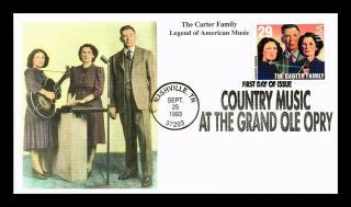 Dr Jim Stamps Us Country Music Legends Carter Family Mystic First Day Cover