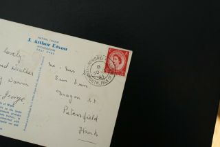 Newbridge,  Yarmouth,  Isle Of Wight 1964 Postmark On A Yarmouth Postcard
