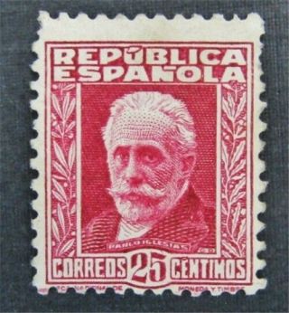 Nystamps Spain Stamp 520a Og H $33