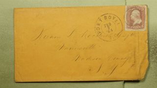 Dr Who 1864 Port Royal Sc Fancy Cancel To Munnsville Ny E44906