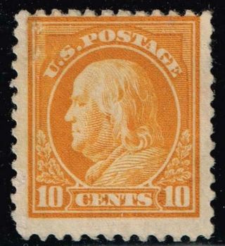 Us Stamp 510 10c 1917 Flat Plate Printing Mh/og Stamp Thin Spot
