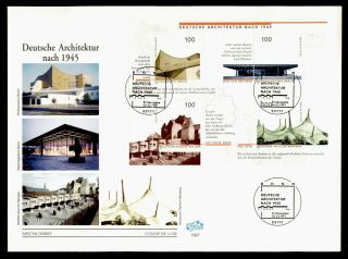 Dr Who 1997 Germany Architecture S/s Fdc Lc128550