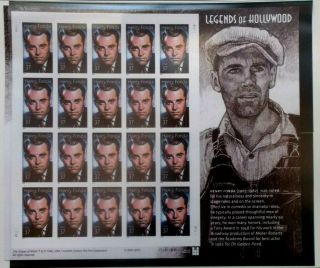 Buffalo Stamps: Scott 3911 Legends Of Hollywood Souvenir Sheet