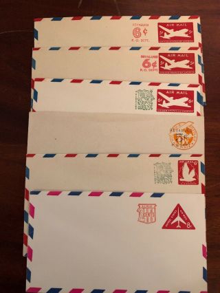 Us - Airmail Series,  Set Of 7 Revalued Lot 1