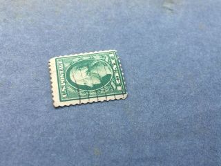 1912 - 1922 GREEN George Washington RARE One 1 Cent Stamp U.  S.  Postage U.  S.  A. 2