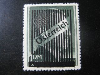 Austria Post Wwii Occupation Mi.  Va Hitler Overprint Stamp Cv $30.  00