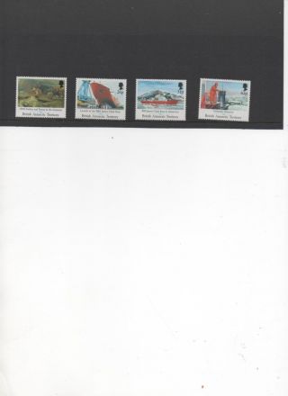 British Antarctic Territory 1991 James Ross Research Ship Set Of 4 Mnh Stamps