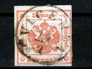 Austria 1878 ☀ Newspaper Stamp 2 Kr.  Zeitungs Stampel.  ☀ Italy Vicenza 1v