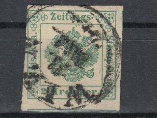 Austria 1853 ☀ Newspaper Stamp 2 Kr.  Wien ☀ 1v