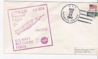 Apollo 9 As - 504 Us Navy Recovery Force Uss Nicholas March 13,  1969 Pacific