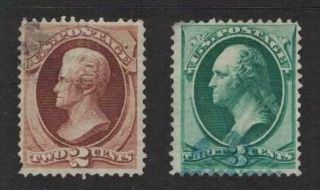Large Banknotes Sc 147 & 158 Well Centered Light Cncl.