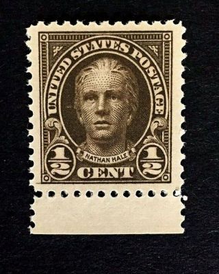 Us Stamps,  Scott 551 1/2c Xf M/nh 1st Stamp Of 1922 - 25 Regular Issue.  Fresh.