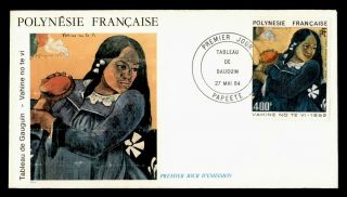 Dr Who 1984 French Polynesia Gauguin Art Fdc C126971