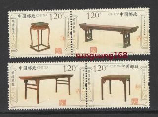 China 2012 - 12 Ming Qing Furniture Stamp