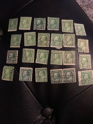 24 - Ben Franklin One Cent Us Postage Stamps