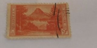 Stamp Us,  Cat.  764,  9c Glacier,  (1935),