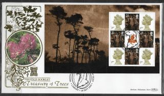 Gb Fdc 2000 Benham Gold 500 Series 192 Treasury Of Trees Psb Set Of 5 Covers