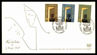 Mayfairstamps Portugal 1960 Jean Cocteau United Nations Year Of The Refugee Orga