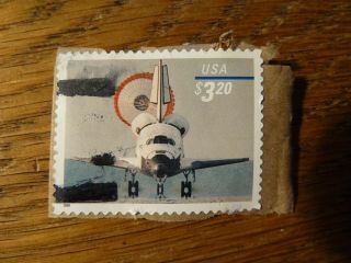 Scott 3261 Space Shuttle Landing Single On Paper