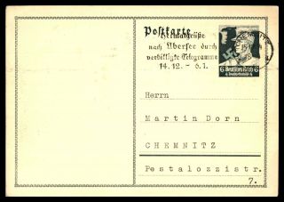 Mayfairstamps Germany 1944 Chemnitz Postal Card Stationery Wwb43785