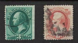 Large Banknotes Sc 184 & 186 Well Centered Fancy Cncl.