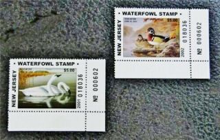 Nystamps Us Jersey Duck Stamp 37 39 Og Nh $22
