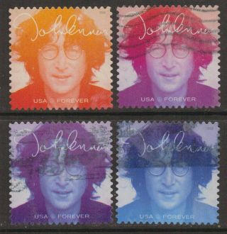 Scott 5312 - 15 Set Of 4,  John Lennon (off Paper)