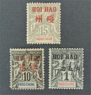 Nystamps French Offices Abroad China Hoi Hao Stamp 5//16 Og H $25