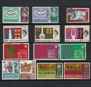 Hong Kong 1965 - 1973 Selected Queen Elizabeth Ii Stamps Mostly Fine Sets