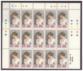 Biot 1990 90th Birthday Of Queen Mother 24p In Complete Sheet Of 50 Sg106