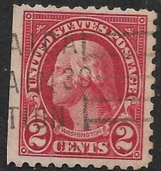 Xsa034 Scott 583 Us Stamp 1924 2c Washington