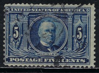 Scott 326 1904 5 Cent Louisiana Purchase Exposition Issue F Cat $10