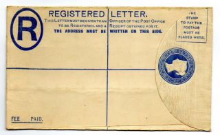 Qv Embossed Registered Letter 2 Pence