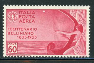 Italy Air Post Mh Selections: Scott C81 60c Bellini Centenary (1935) Cv$16,