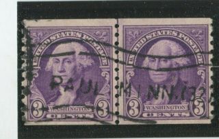 U.  S.  Stamps Scott 721 Line Pair,  Fine - Vf,  (x2971n)