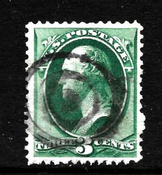 Hick Girl Stamp - Classic U.  S.  Sc 158 Issue 1873 With Secret Mark Y607