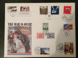 Westminster Fdc Large A4 Size - The End Of World War Two - Raf / Hms / Army Etc