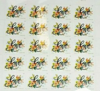 Usps Forever Stamps Full Sheet Of 20 Stamps